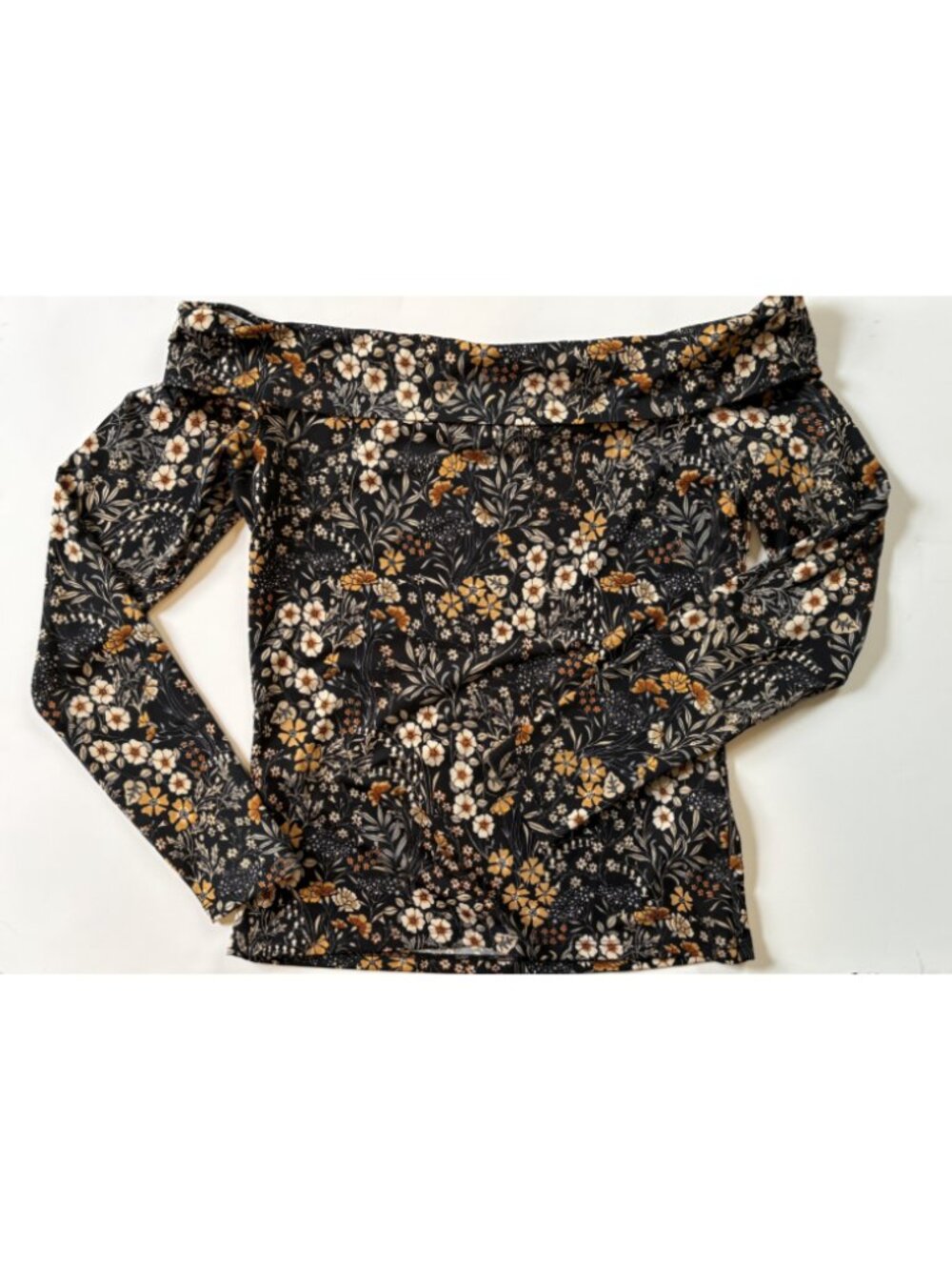 Floral off the shoulder blouse